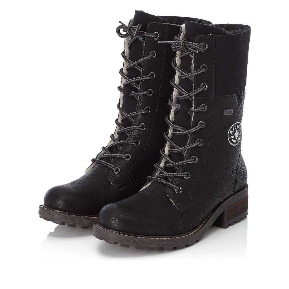 Handvol Toegangsprijs Stapel Women's winter boots Rieker with a membrane|Mid-Calf Boots| - AliExpress