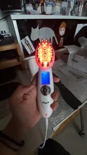Peine láser eléctrico para el crecimiento del cabello, tratamiento antipérdida de cabello, infrarrojo, RF, Nano luz roja, EMS, vibración, cepillo de pelo de masaje, 46