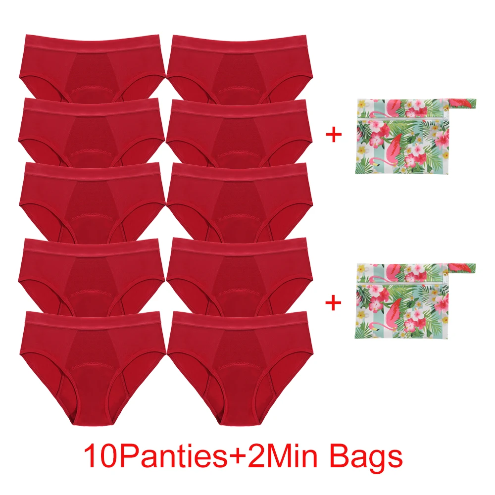 10pcs red