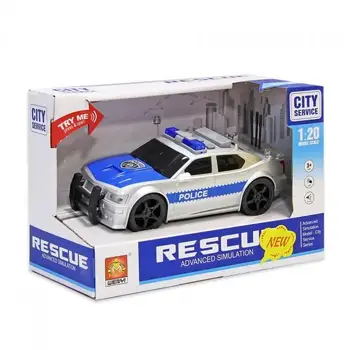 

Car police scale 1:20 with light and sounds FT toy shop articles created Manual
