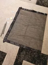 Barrera de seguridad para mascotas, vallas portátiles y plegables, de malla transpirable, para perros y bebés