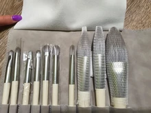 Zoreya marca pelo sintético suave sombra de ojos cepillo mango blanco mezcla rubor labio polvo resaltador maquillaje brochas Set 10 piezas