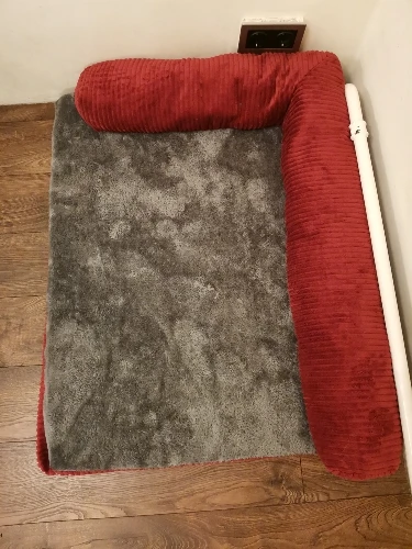 Dog Bed with Pillow | L Shaped Dog Bed photo review