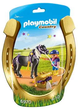 

Playmobil 6970 rider with pony star toy store