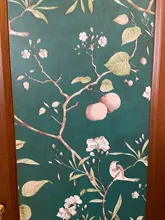 Removable Wallpaper Stick Flower Bird Self-Adhesive Vinyl Home-Decor Waterproof Peel