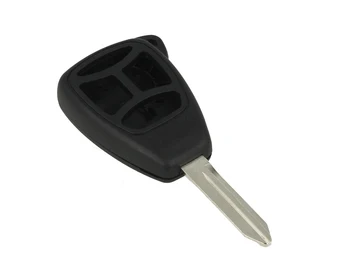

Shell remote key blank without Panic 3 buttons and button with blade CY22 battery case without Transponder for Jeep dodge