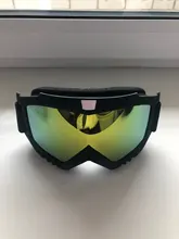 Máscara de esquí para hombre y mujer, gafas de seguridad con filtro para la boca a prueba de viento y de Motocross