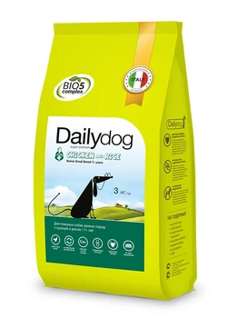 

Dailydog senior medium large breed chicken rice for elderly dogs chicken/Rice-3 kg x 1 pc