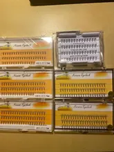 Extensiones de pestañas de extensión, 60 mechones de pelo Natural y grueso, Faux cils, Envío Gratis