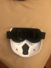 Máscara de esquí para hombre y mujer, gafas de seguridad con filtro para la boca a prueba de viento y de Motocross