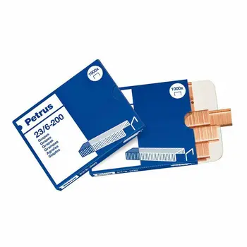 

PETRUS staples extra fine 26/6 cobreada