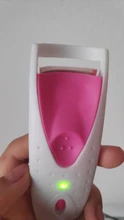 Maquillaje eléctrico rizador de pestañas en caliente para mujer, larga duración, permanente, pestañas calientes, Clip, Herramienta automática