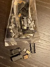 10 pcs/lot Micro USB 5P 30V 1.5A Micro/MINI USB Connectors Plastic Shell Jack Tail Male