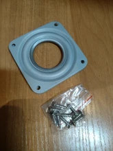 Placa giratoria con rodamiento de bolas de acero totalmente lisa, giratoria de Metal, rotación de 360 grados, soporte de exhibición giratorio para muebles