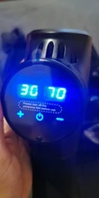 Pistola de masaje de percusión de tejido profundo, masajeador muscular para aliviar el dolor, 30 velocidades, pantalla táctil LCD, pistola de Fascia, masajeador corporal eléctrico
