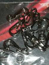 10 unids/lote carabinero Mini Camping EDC supervivencia escalada SF mosquetones de mochila llavero Paracord equipo táctico colgadores para llaves cadena