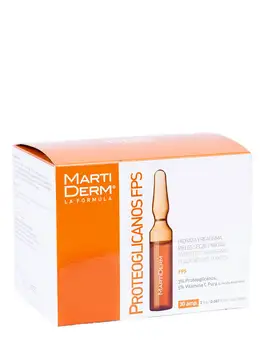 

Martiderm®Proteos hydra plus sp fps 15 30 ampoules moisturises and firms the skin of the face. Anti-age effect.