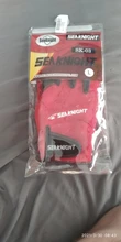 SeaKnight-guantes de pesca deportivos SK03, 1 par/lote, 3 guantes de cuero transpirable de medio dedo, equipo de pesca de neopreno y PU