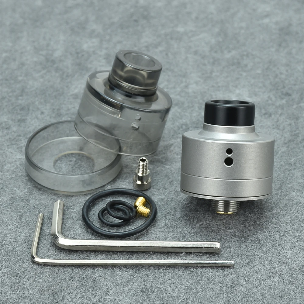 

Haku Venna RDA Atomizer MTL 22mm with Squonk BF PIN Replacement Clear Top Cap Heat Resistance