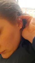 1 Uds encantador línea Clip de circonio en pendientes oreja sin Piercing pendientes de joyería