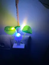 Luminaria-Lamp Mushroom Night-Light Us-Plug LED Induction-Dream Novelty Fungus 220V EU