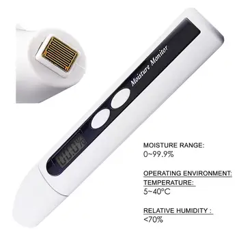 

Handheld Digital Skin and Facial Face Moisture Analyzer One Touch Operation Pen-type 0~99.9% Range Monitor Tester