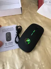 Ratón inalámbrico de juegos para ordenador, periférico RGB recargable, silencioso, retroiluminado, con LED, ergonómico, para jugar al PC y al portátil
