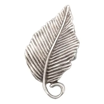 

Women's ring oversized leaf with curl (54267)