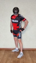 STRAVA-ropa de ciclismo para hombre, camiseta transpirable de manga corta, de secado rápido
