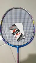 Raqueta de bádminton profesional de fibra de carbono ultraligera, 2020, 50g, 10U, superligera, con cuerda, para adultos