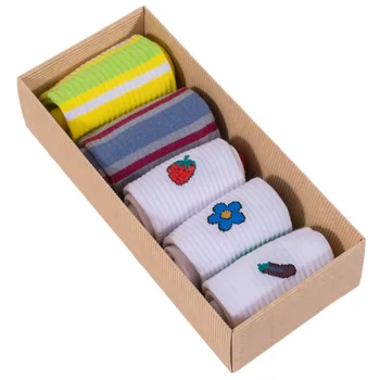 

Set of 5 pairs of women's sports socks flappers peppers mix