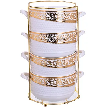 

Set of supnitz 4PR on a stand 470 ml. Loraine 29146