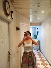 Top Women Tank-Tops Spaghetti-Strap White Cami Satin Silk Summer Camisole Basic V-Neck