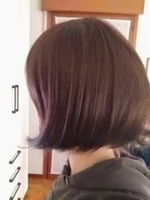 Bob Wig Short Alororo Black Natural Synthetic Straight Women for High-Temperature Fibre-Daily-Available