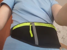 Riñonera deportiva para hombre y mujer, riñonera para correr con soporte a prueba de agua, Unisex