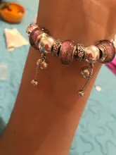 Fine-Jewelry Beads Charms Murano Bracelet Sparkling JIUHAO 925-Silver Women Original