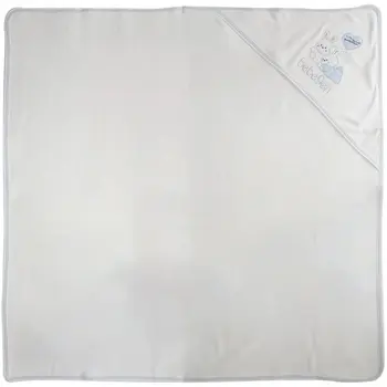 

Bebegen Embroidered Piping Blue Baby Blanket