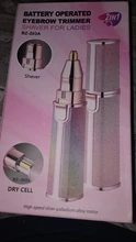 Depiladora Facial 2 en 1 para mujer, pluma del condensador de ajuste para cejas, utensilio de depilación sin dolor, depilación corporal, afeitadora