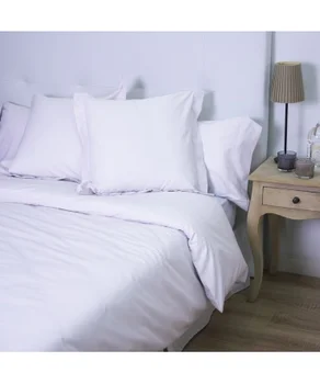 

Duvet cover cotton smooth white