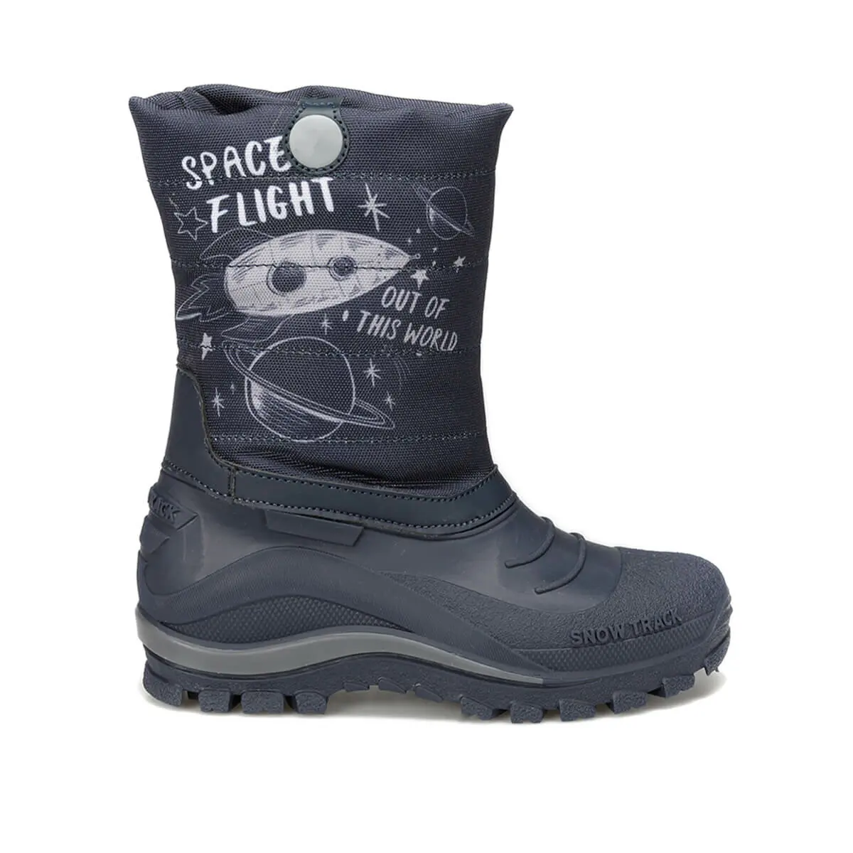 FLO GLOBE 9PR Navy Blue Male Child Snow Boat LUMBERJACK