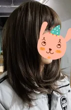 EASIHAIR-Peluca de BoBo marrón oscuro con flequillo, sintética, ondulada, de capa media, para mujeres negras, Cosplay, fiesta, resistente al calor, Natural