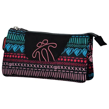 

School case three compartments arita print-board