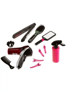 

Mega hairdresser set with brush