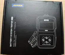 AUTOOL-Probador de batería BT360 de coche, analizador digital de 12V, prueba automática de baterías de vehículos, herramientas de diagnóstico de carga, escáner