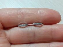 ROXI-pendientes de aro pequeño de Plata de Ley 925 para mujer, aretes simples de círculo redondo de cristal de circón, joyería con rayos geométricos 2020