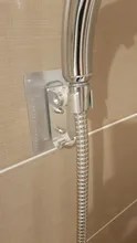Soporte de ducha de mano montado en la pared de aluminio sólido, gancho de Pedestal, accesorios de ducha, YT-5177, envío gratis, 1 ud. Por lote