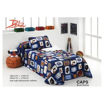 

Quilt Sherpa Caps 180x270 cm + 1 cushion Cover 50x70 cm Cushion + gift (90)