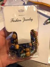 CHENFAN jewelry-pulseras bohemias para mujer, pulsera de piedras naturales, accesorios de ropa para mujer