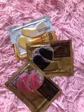 Ameizii-mascarilla de colágeno dorado de 24k para los ojos, Máscaras faciales de colágeno para eliminar las ojeras, parches hidratantes para el cuidado de los ojos de la piel, almohadillas de Gel antiedad