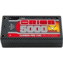 Аккумулятор Team Orion Batteries Carbon Pro V-Max LiPo 5000 110C 7.6 V 2S Shorty Pack Tubes- ORI14076